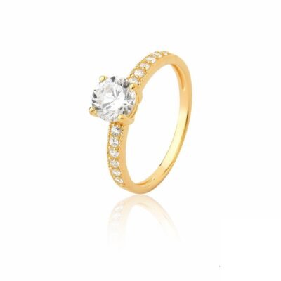 Solitário Golden Aurora