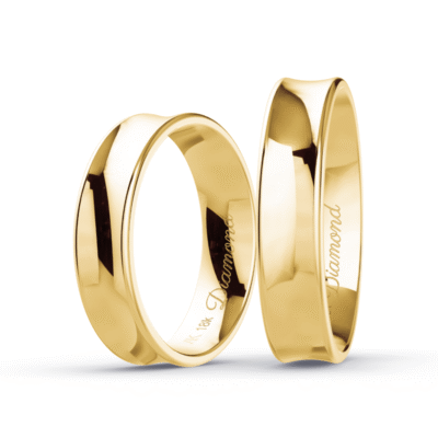 Aliança Côncava 4mm - Eternal Bond
