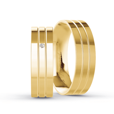 Aliança Square 8mm – Little Stars