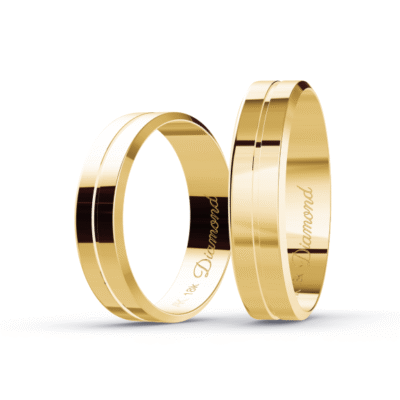 Aliança Basic Italiana 5mm - Eternal path