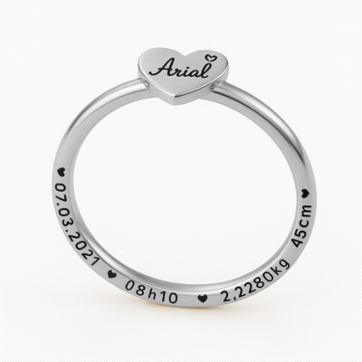 Aro com Gravação Lateral - Memories Collection