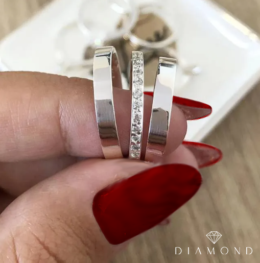 Aliança Prata - Classic 4 mm + Aparador