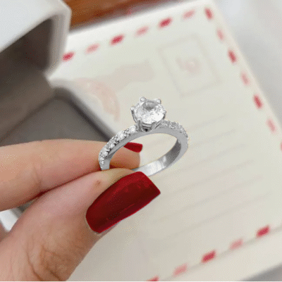 Solitário de Prata - Aurora