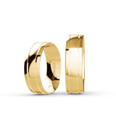 Aliança Tradicional Personalizada - 6mm